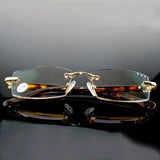 Luxury Men Diamond Glasses