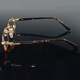 Luxury Men Diamond Glasses