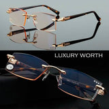 Luxury Men Diamond Glasses