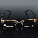 Luxury Men Diamond Glasses