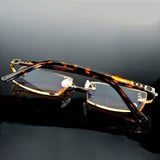 Luxury Men Diamond Glasses