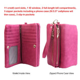 Luxury Women's Leather Clutch Wallet