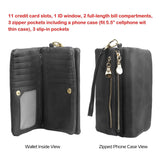 Luxury Women's Leather Clutch Wallet