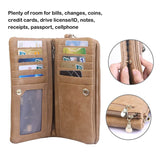 Luxury Women's Leather Clutch Wallet