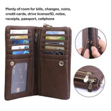 Luxury Women's Leather Clutch Wallet