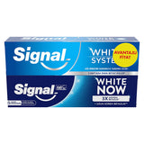 Signal White Now Teeth Whitening Toothpaste: Instant & Long-Lasting White Smile, Removes Stains, Promotes Dental Hygiene - Complete Oral Care