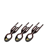 Fiona Franchimon No. 1 Hairpin Brown Hair Styling Pins 3-Pack