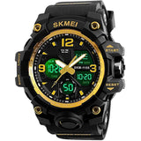 LYMFHCH Large Dual Dial Time Outdoor Army Wrist Watch Tactical