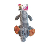 M-Pets Bobby Plush Elephant Squeaky Dog Toy Grey 32x17x9 cm