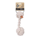 M-Pets Coto Duo Ball Cotton Rope Dog Toy 28 cm