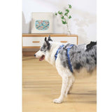 M-Pets Gentle Dog Harness Soft Padded Comfort Blue Large