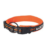 M-Pets Hiking Reflective Dog Collar Orange Medium 40-50 cm