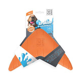 M-Pets Splash Frisbee Floating Dog Toy Orange 19x23x3 cm