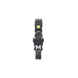 M-Pets Urban Style Freestyle Dog Collar Black & White Medium