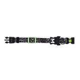 M-Pets Urban Style Freestyle Dog Collar Black & White Medium