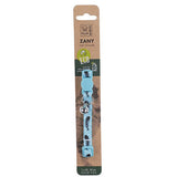 M-Pets Zany Breakaway Cat Collar Blue-Navy 20-30cm