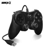 PS3 / PC Wired Controller Black Armor 3