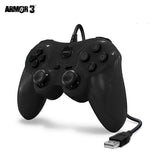 PS3 / PC Wired Controller Black Armor 3