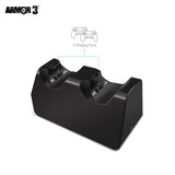 PS4 Controller Charging Dock Charges 2 Controllers at once Armor 3