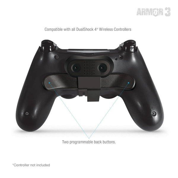 PS4 Controller Trigger Back Button Attachment works with OEM PS4 Controllers
