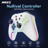 Wireless Hall Effect Controller White for Nintendo Switch / Switch 2