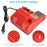 M12 M18 Rapid Fast Charger Fit for Milwaukee Battery