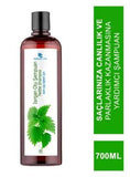Hunca Care Nettle Shampoo: Strengthens Hair, Reduces Hair Loss, Natural Herbal Formula for Volume & Shine - 22.81 fl oz