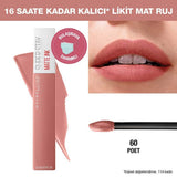 Maybelline Super Stay Matte Ink Liquid Matte Lipstick - 16H Long Lasting, Transfer Resistant Unnude Poet Lip Color
