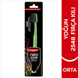 Colgate Colgate Neo Toothbrush - Manual Toothbrush with Dense 2546 Bristles, Medium Hardness, 6 Color Options