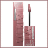 Maybelline Super Stay Vinyl Ink: 16HR Glossy Liquid Lipstick - 110 Awestruck Red. Non-Transfer, Long Lasting Maybelline Lipstick