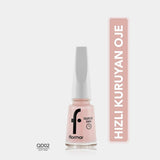 Flormar Quick Dry Nail Polish 002 Soft Pink High Pigment 11ml