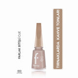 Flormar Latte Haze 003 Glossy Brown Nail Polish 8ml