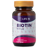 Life In Biotin Tablet - Dietary Supplement for Adults and Children Over 11 Years - Biotin Supplement in Tablet Form for Health Support