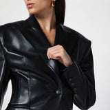 The Andamane Women Leatherette Ottavia Jacket