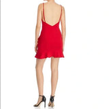 Sunset and Spring Ruffled Crossover Dress,Size Medium