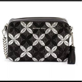 Michael Kors Crossbody MD Camera Bag Black/silver
