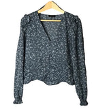 1.State Womens Top, Size Small/Midnight Sky