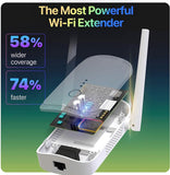 Macard WiFi Extender Booster - 2023 Release Up to 74% Faster  (Refurbished)