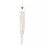 Macrame Woven Wall Hanging Boho Tapestry Moon Star Dreamcatcher Home Decor