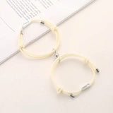 Magnetic Adjustable Simple Rope Couple Bracelet