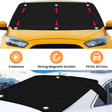 Magnetic Car Windshield Cover Front Rear Protector Fit for All Cars