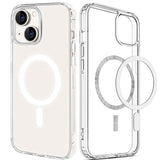 Magnetic Clear Phone Case Shockproof  Transparent Phone Cover