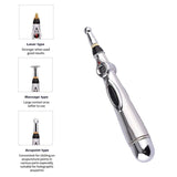 Magnetic Electric Acupuncture Meridians Laser Therapy Heal Massage Pen