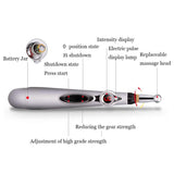 Magnetic Electric Acupuncture Meridians Laser Therapy Heal Massage Pen