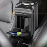 Magnetic Hidden Center Console Organizer for Model Y Juniper / Model 3 Highland