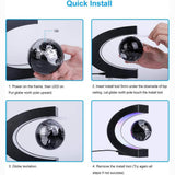 Magnetic Levitation Globe with LED Light