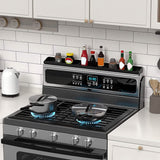 Magnetic Stove Top Shelf Silicone Non-Slip Organizer