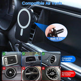 Magnetic Wireless Charger MagSafe Car Phone Mount Air Vent Holder