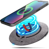 Magnetic Wireless Charger MagSafe-Compatible Desktop Pad with 15W Fast Charging