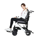 Maidesite 17.5-Inch Wide Seat Lightweight Electric Folding Wheelchair, 500W (SAK33689)